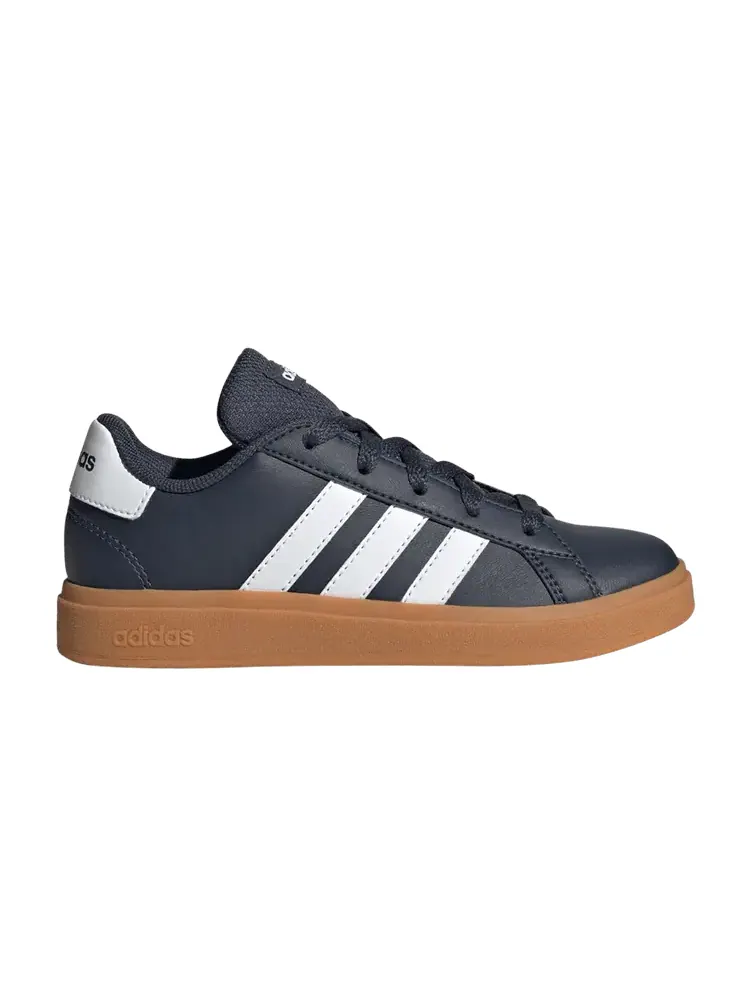 Кроссовки adidas Grand Court Lace-Up K 'Shadow Navy White Gum' — изображение 1 из 1, темно-синий/белый