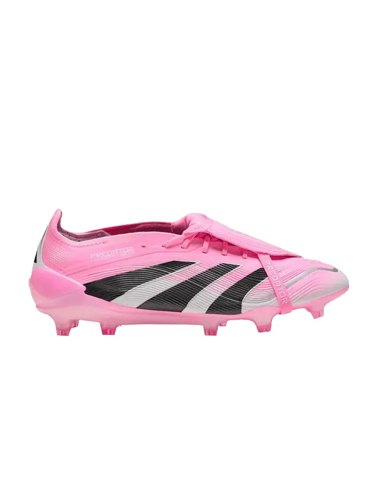 Кроссовки Adidas David Beckham x Predator Elite Foldover Tongue FG, Miami — изображение 1 из 1, розовый