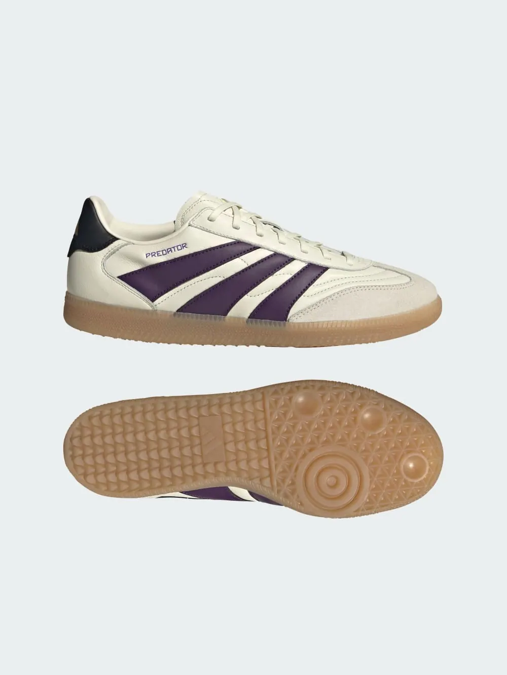 Кроссовки Adidas Predator Freestyle IN, Слоновая кость/сливовый — изображение 1 из 9
