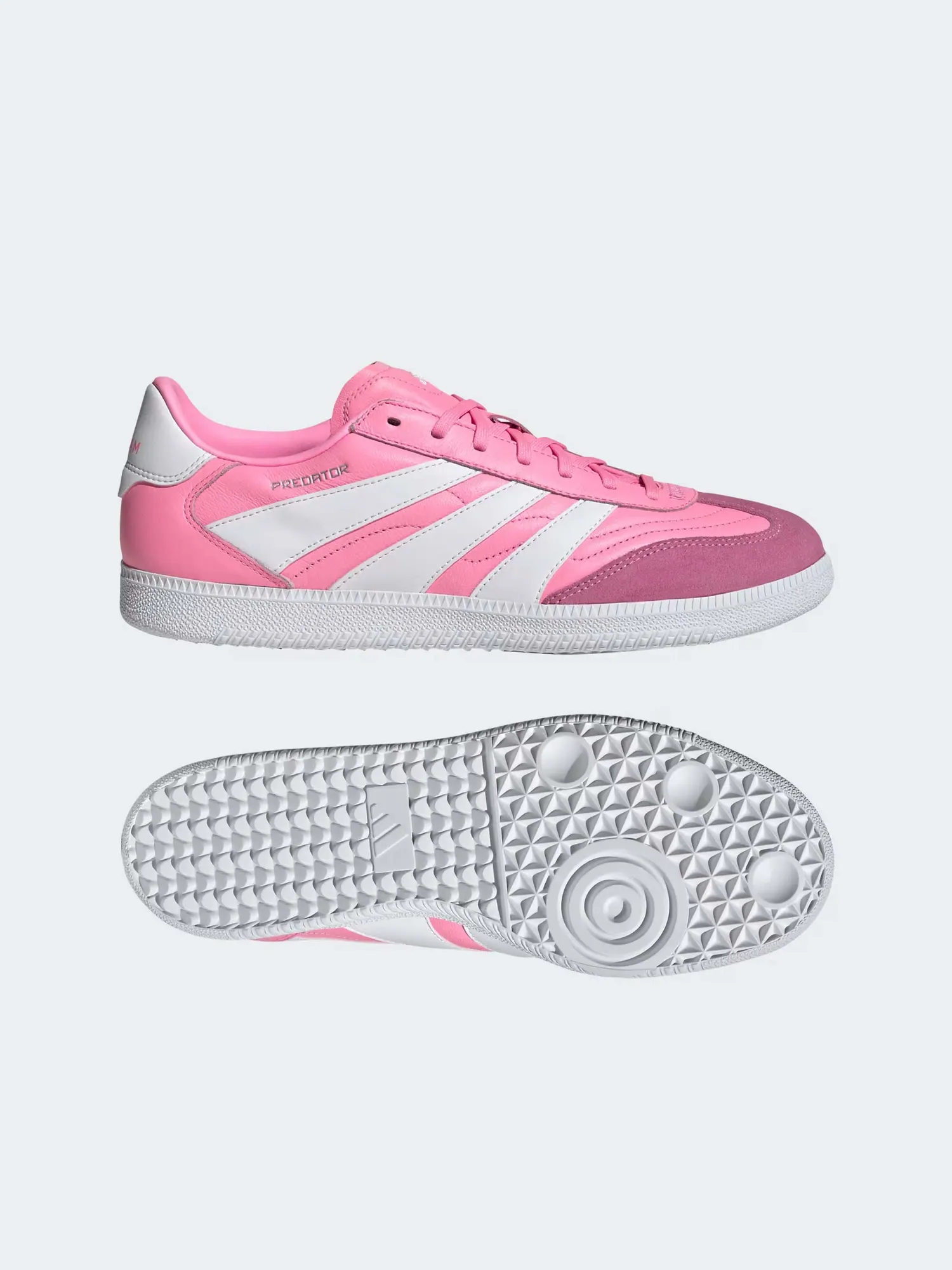 Кроссовки Adidas Predator Freestyle IN x David Beckham — изображение 2 из 3, розовый/белый