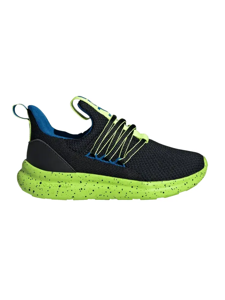 Кроссовки adidas Lite Racer Adapt 7.0 K 'Black Lucid Lemon Speckled' — изображение 1 из 1, черный//яркий