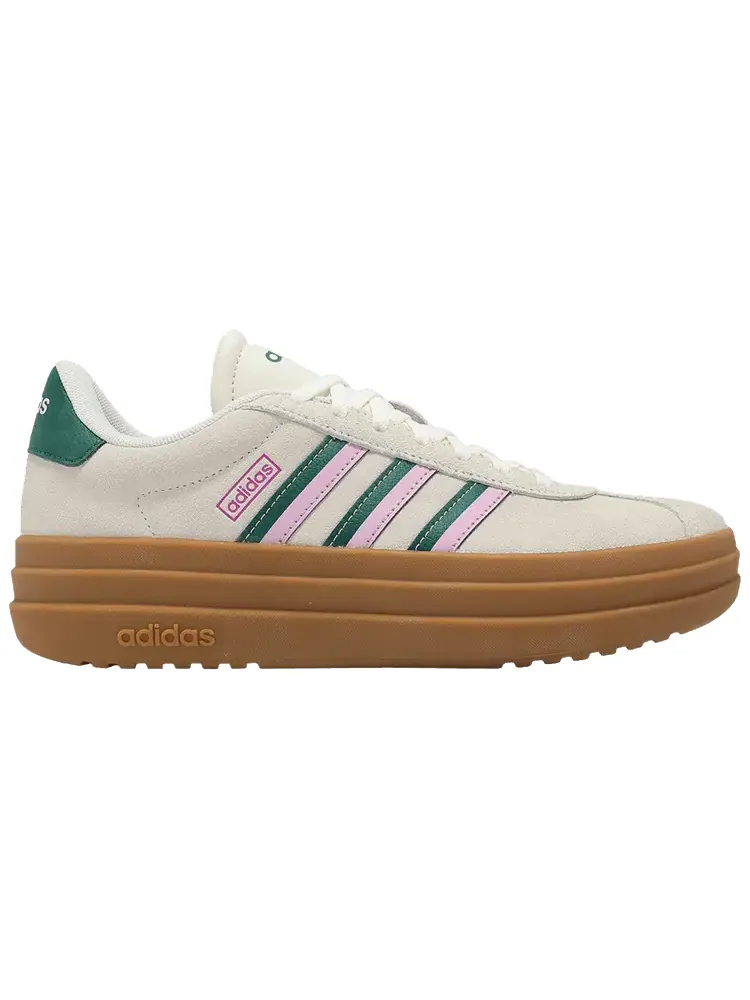 Кроссовки adidas Wmns VL Court Bold 'Off White Collegiate Green Lilac' — изображение 1 из 1, бежевый