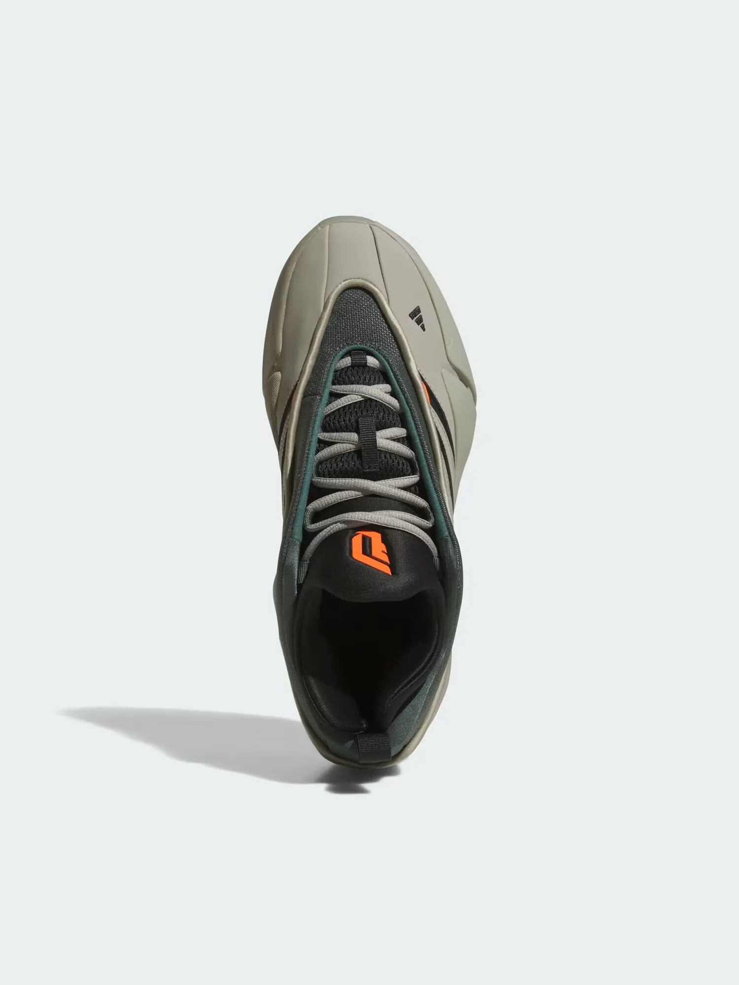Баскетбольные кроссовки Adidas Dame 9 Low — изображение 2 из 9, серый/зеленый
