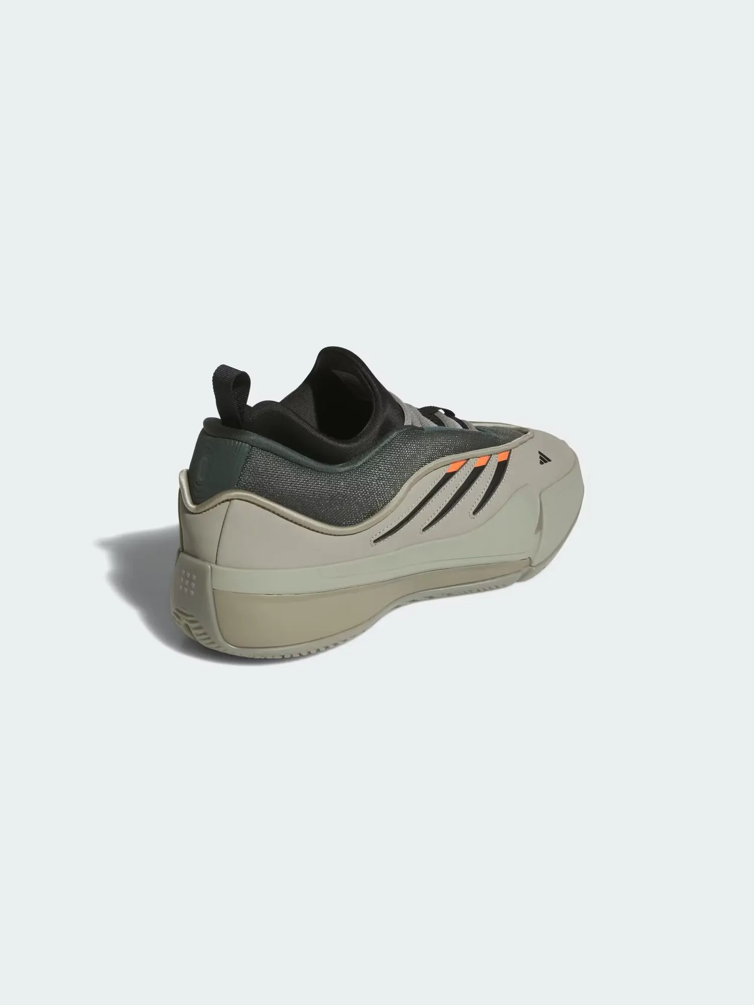Баскетбольные кроссовки Adidas Dame 9 Low — изображение 5 из 9, серый/зеленый