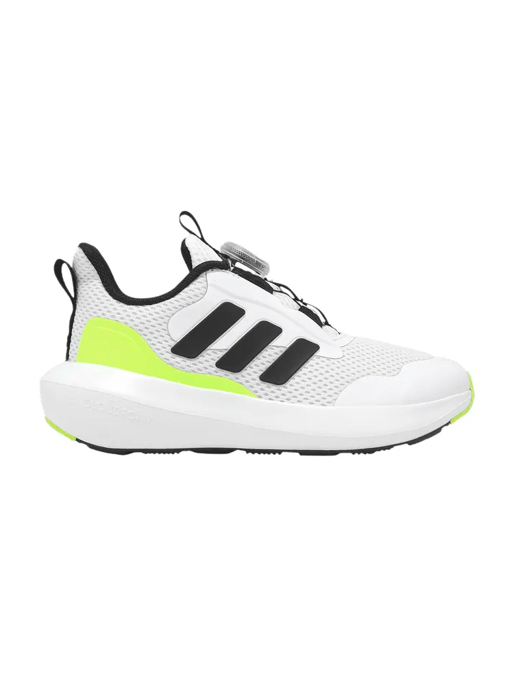 Кроссовки adidas FortaRun 3.0 BOA K 'White Black Lucid Lemon' — изображение 1 из 1, белый/черный