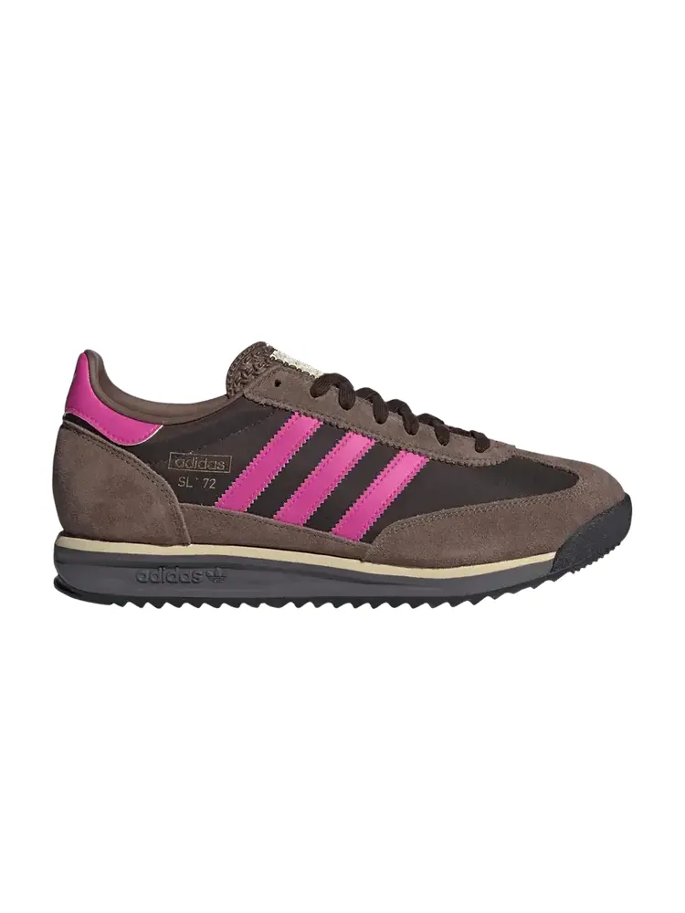 Кроссовки adidas SL72 RS 'Dark Brown Lucid Fuchsia' — изображение 1 из 1, темный коричневый