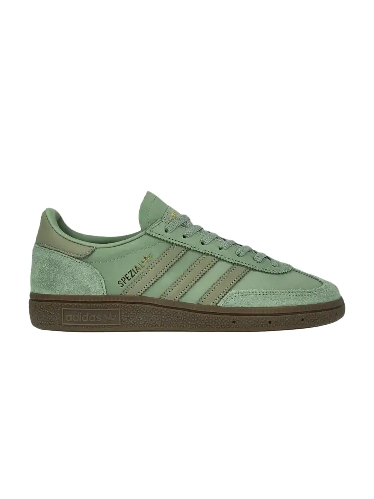 Кроссовки adidas Wmns Handball Spezial Silver Green — изображение 1 из 1, серебристый зеленый