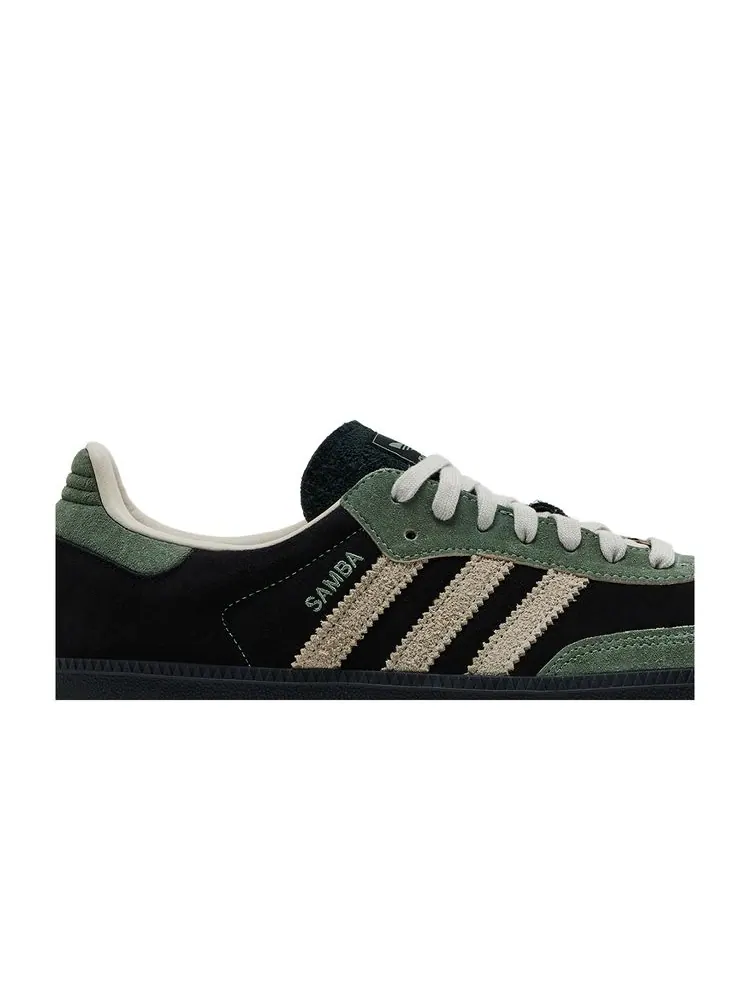 Кроссовки Wmns Samba OG 'Black Silver Green' — изображение 2 из 8