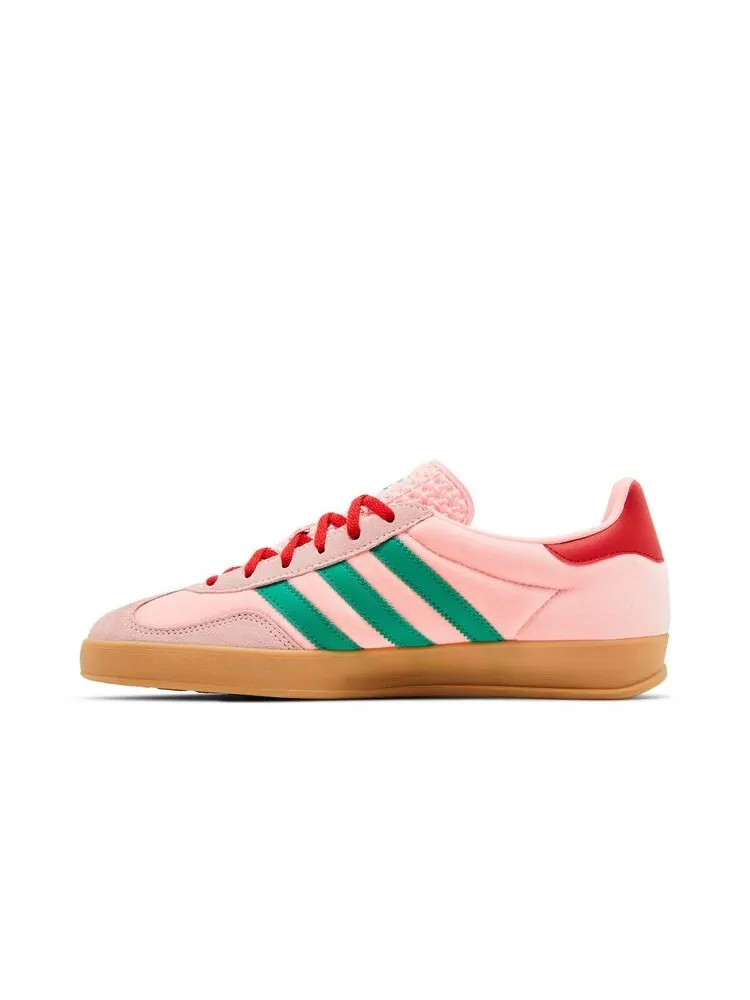 Кроссовки adidas Wmns Gazelle Indoor Glow Pink Court Green — изображение 3 из 6, розовый зеленый