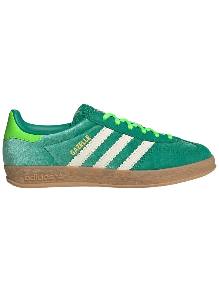 Кроссовки adidas Wmns Gazelle Indoor 'Semi Court Green Velvet' — изображение 1 из 1, зеленый