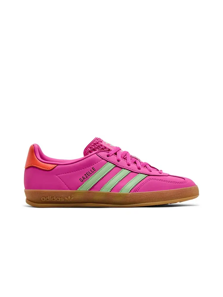 Кроссовки Gazelle Indoor 'Semi Lucid Fuchsia Green' — изображение 1 из 8, зеленый