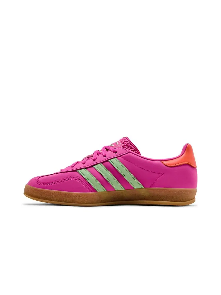 Кроссовки Gazelle Indoor 'Semi Lucid Fuchsia Green' — изображение 3 из 8, зеленый
