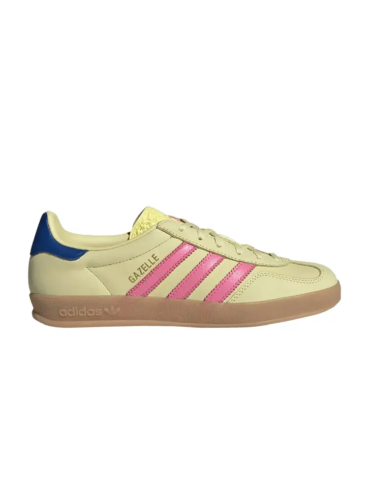 Кроссовки Gazelle Indoor 'Powder Yellow Lucid Pink' — изображение 1 из 1, желтый розовый