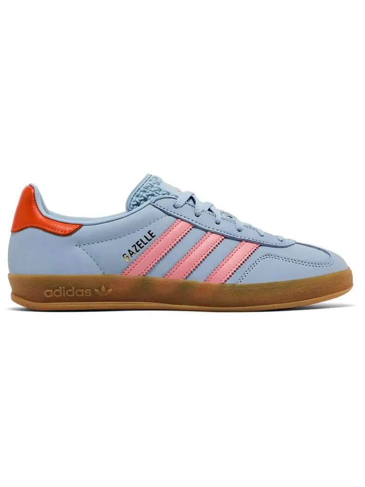 Кроссовки adidas Wmns Gazelle Indoor 'Wonder Blue Solar Orange' — изображение 1 из 8, синий