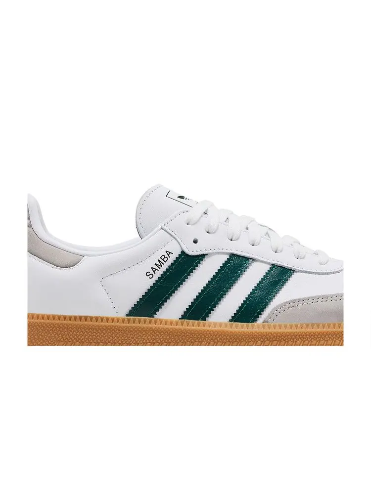 Кроссовки adidas Wmns Samba OG 'White Collegiate Green Gum' — изображение 3 из 9, белый/зеленый/серый