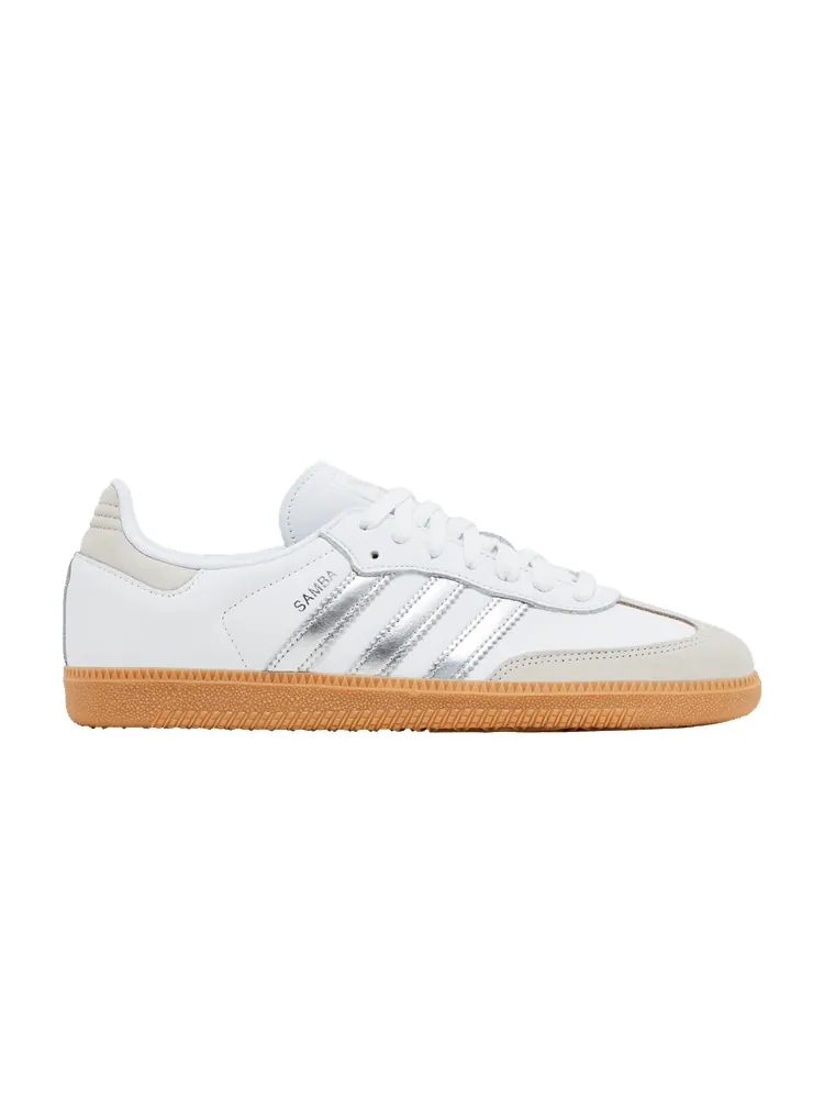 Кроссовки adidas Wmns Samba OG 'White Silver Metallic Grey' — изображение 1 из 9