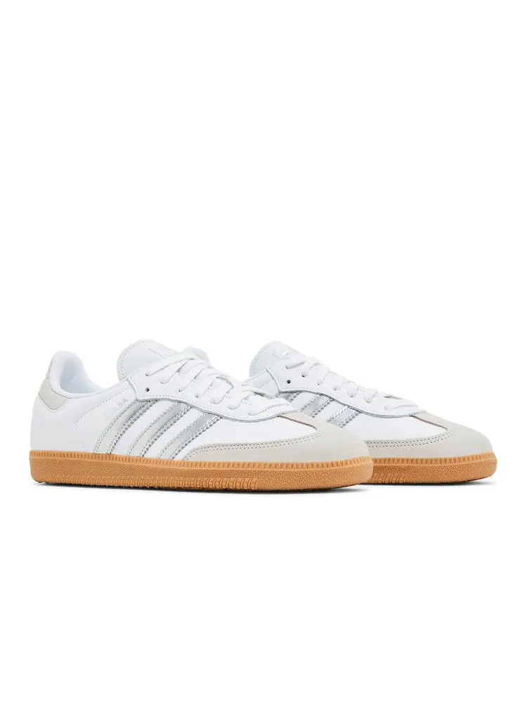 Кроссовки adidas Wmns Samba OG 'White Silver Metallic Grey' — изображение 9 из 9