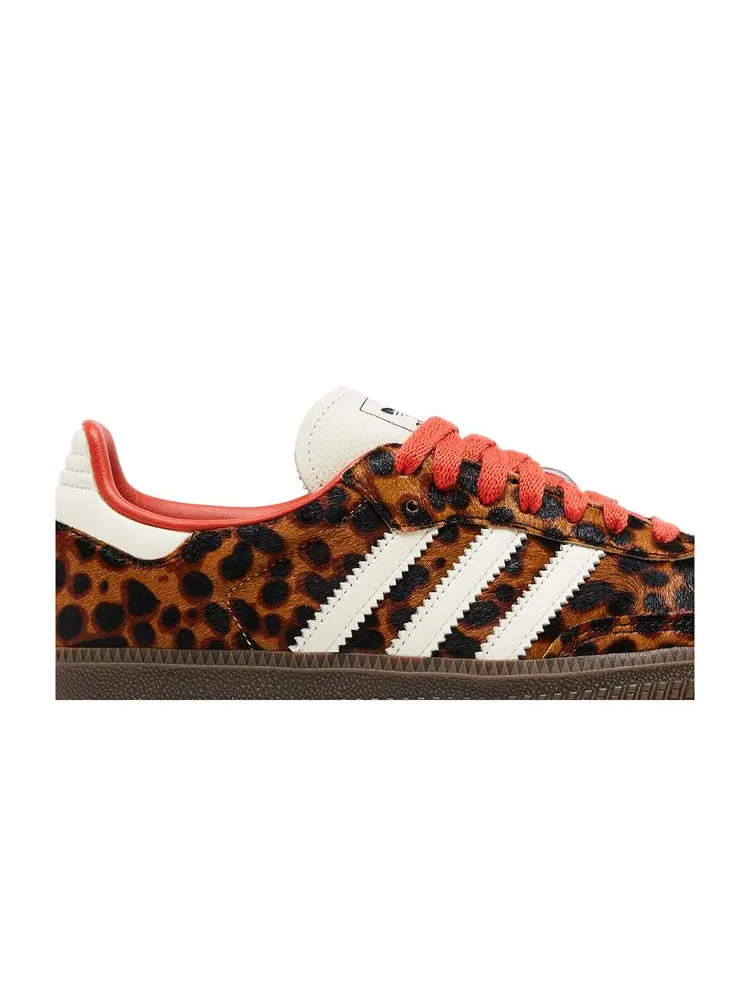 Кроссовки Wmns Samba OG 'Cheetah Pack - Preloved Red' — изображение 2 из 8, красный