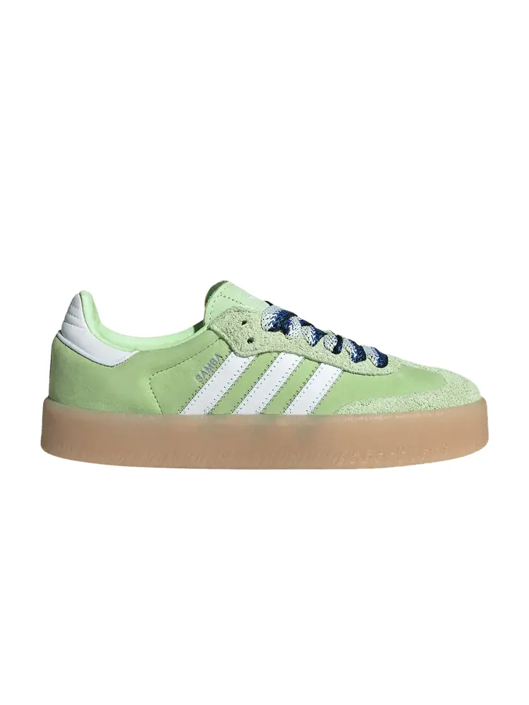 Кроссовки Adidas Wmns Sambae 'Semi Green Spark White Wonder Blue' — изображение 1 из 1, зеленый