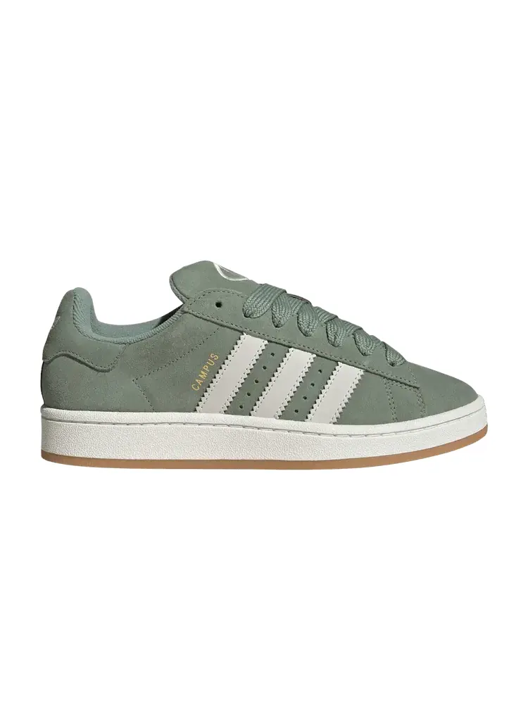 Кроссовки adidas Wmns Campus 00s Silver Green Gum — изображение 1 из 1, серебристый зеленый
