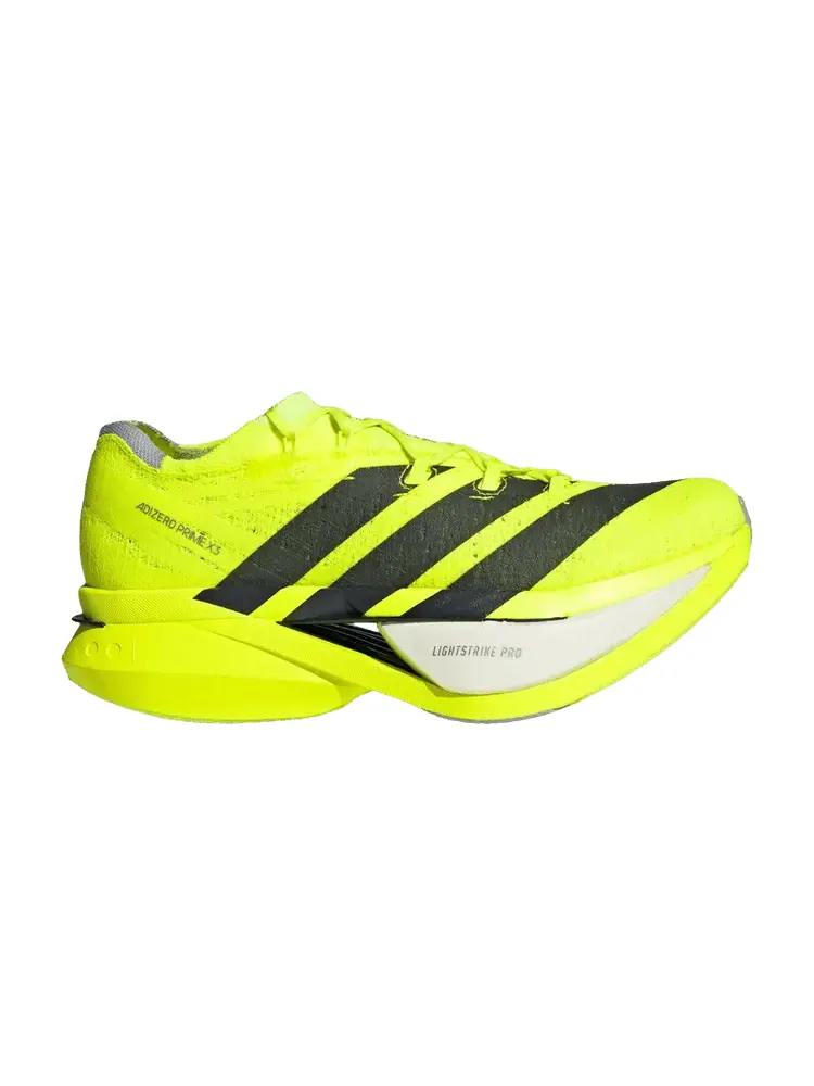Кроссовки adidas Adizero Prime X 3.0 Strung 'Lucid Lemon Black' — изображение 1 из 1, черный/серебристый