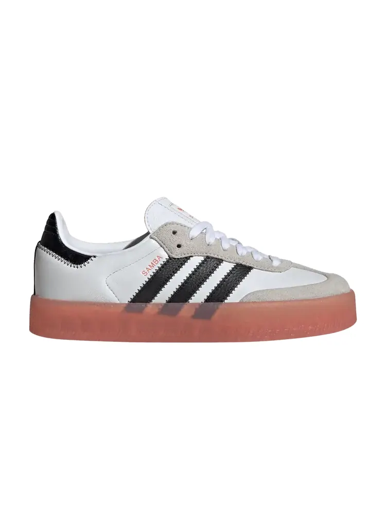 Кроссовки adidas Wmns Sambae White Black Semi Coral — изображение 1 из 1, белый черный