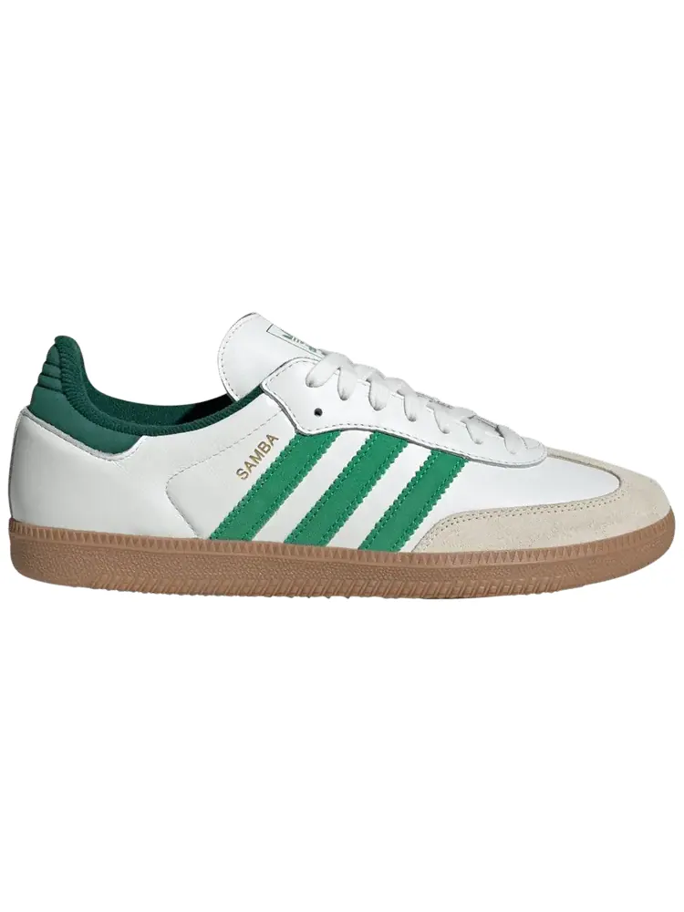 Кроссовки adidas Samba OG 'White Collegiate Green' — изображение 1 из 1, белый зеленый