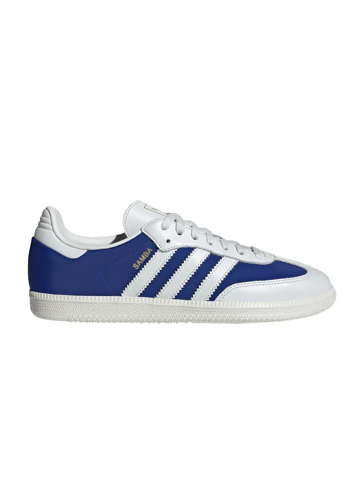 Кроссовки adidas Samba OG 'Crystal White Royal Blue' — изображение 1 из 1, белый/белый/синий