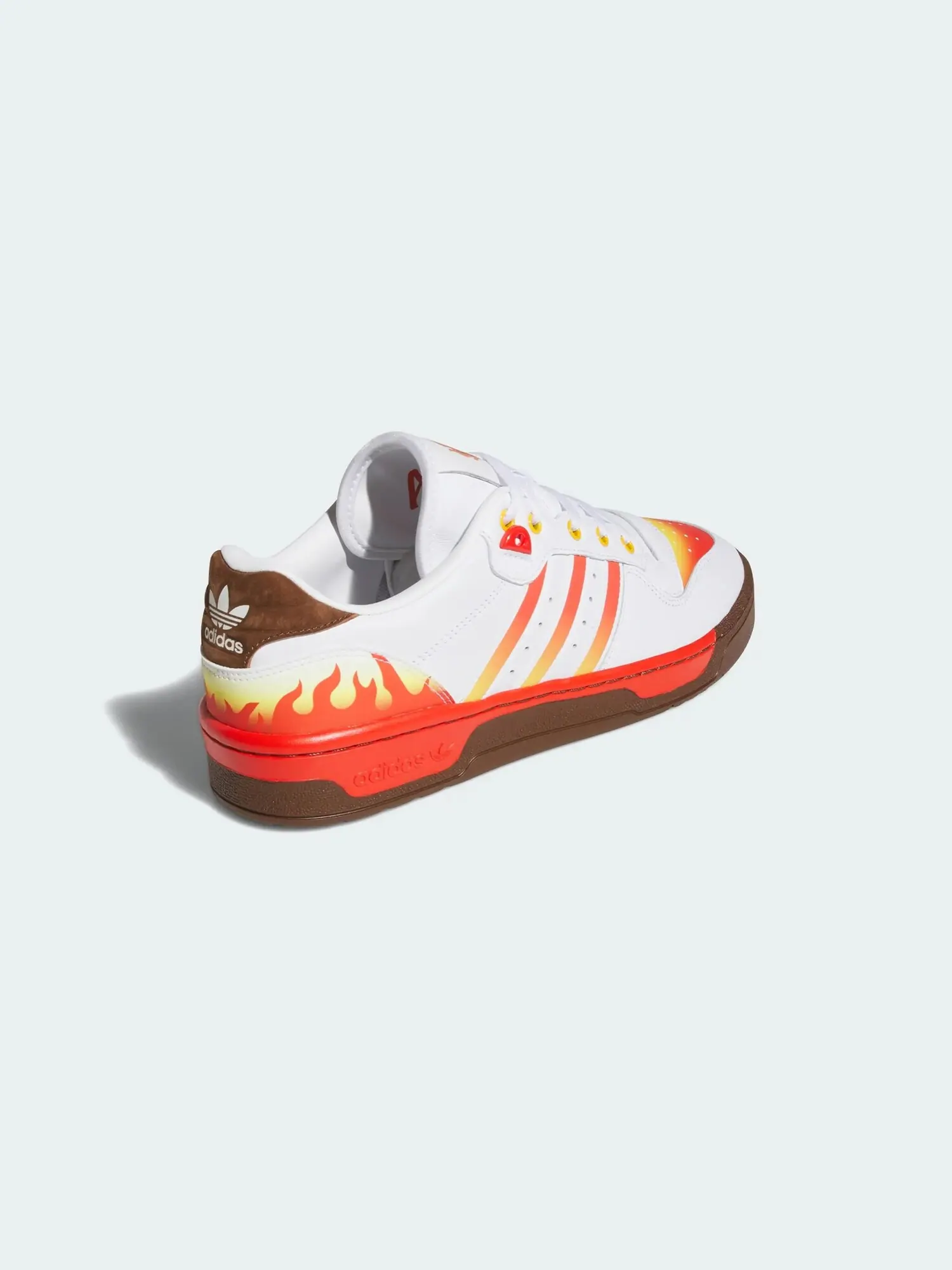 Кроссовки Adidas Rivalry Low x Demon Slayer: Пламенный Хашира Рэнгоку — изображение 6 из 10, белый