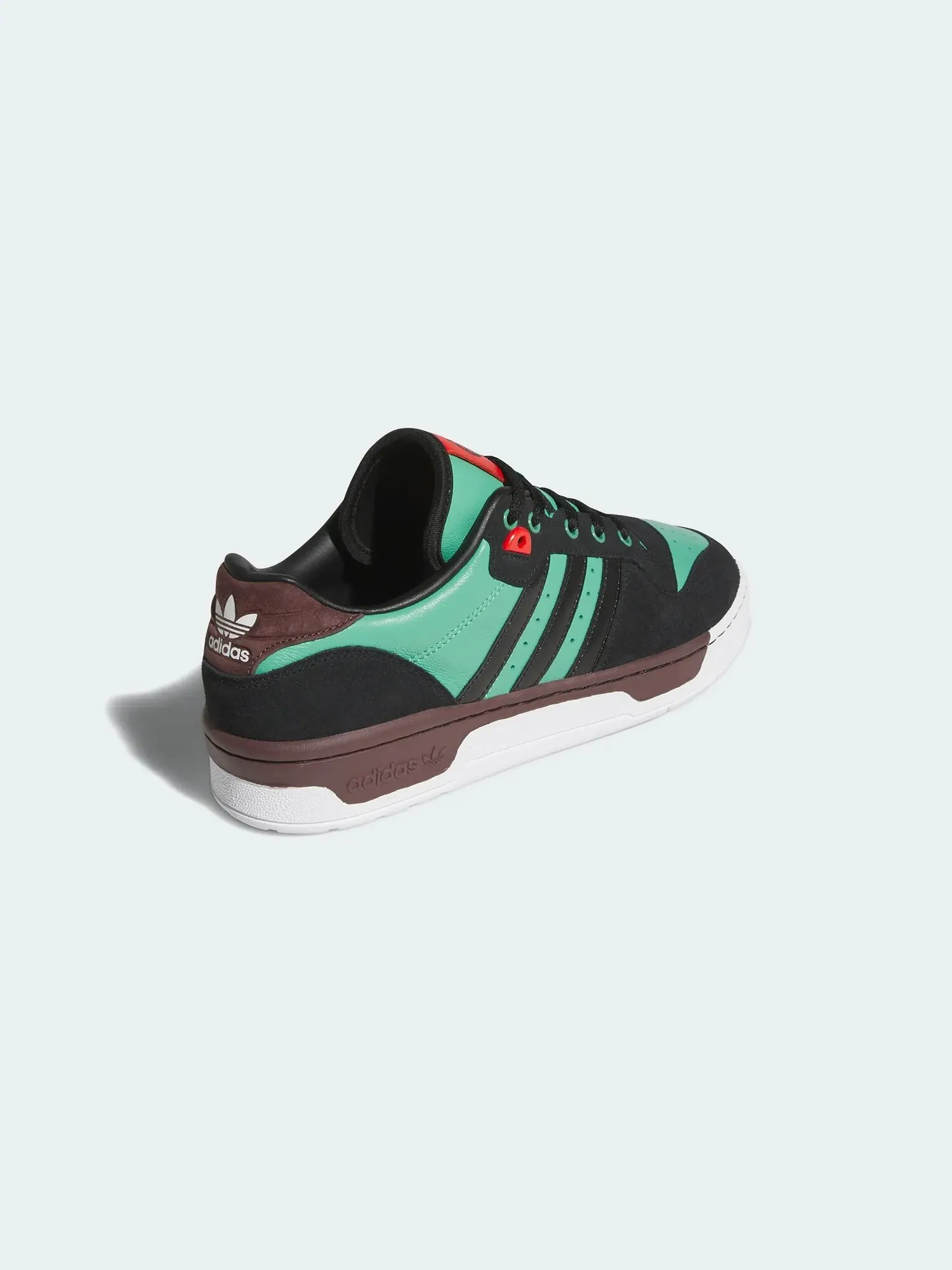 Кроссовки Adidas Rivalry Low x Demon Slayer, Tanjiro — изображение 6 из 10, черный/зеленый