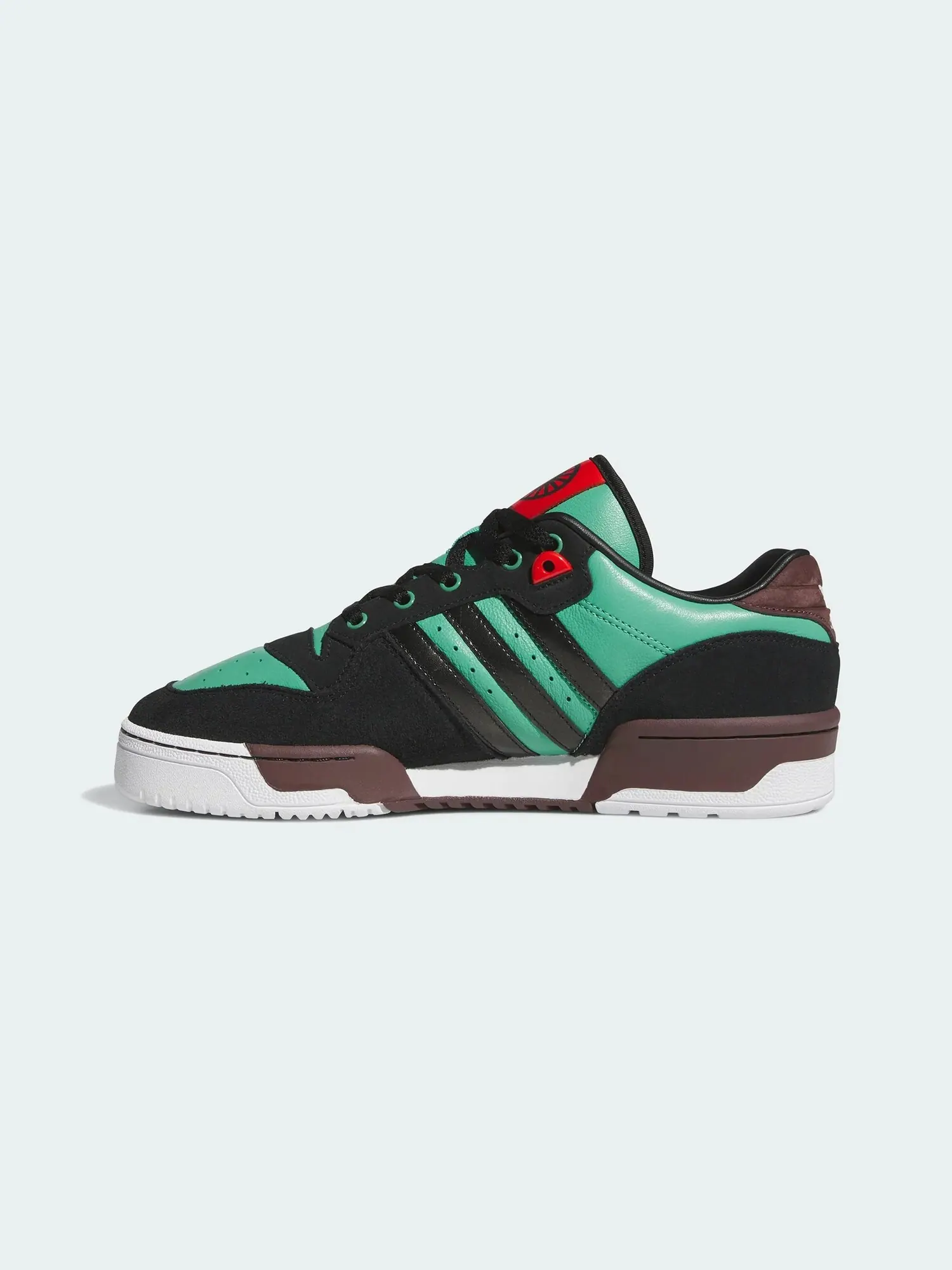 Кроссовки Adidas Rivalry Low x Demon Slayer, Tanjiro — изображение 7 из 10, черный/зеленый