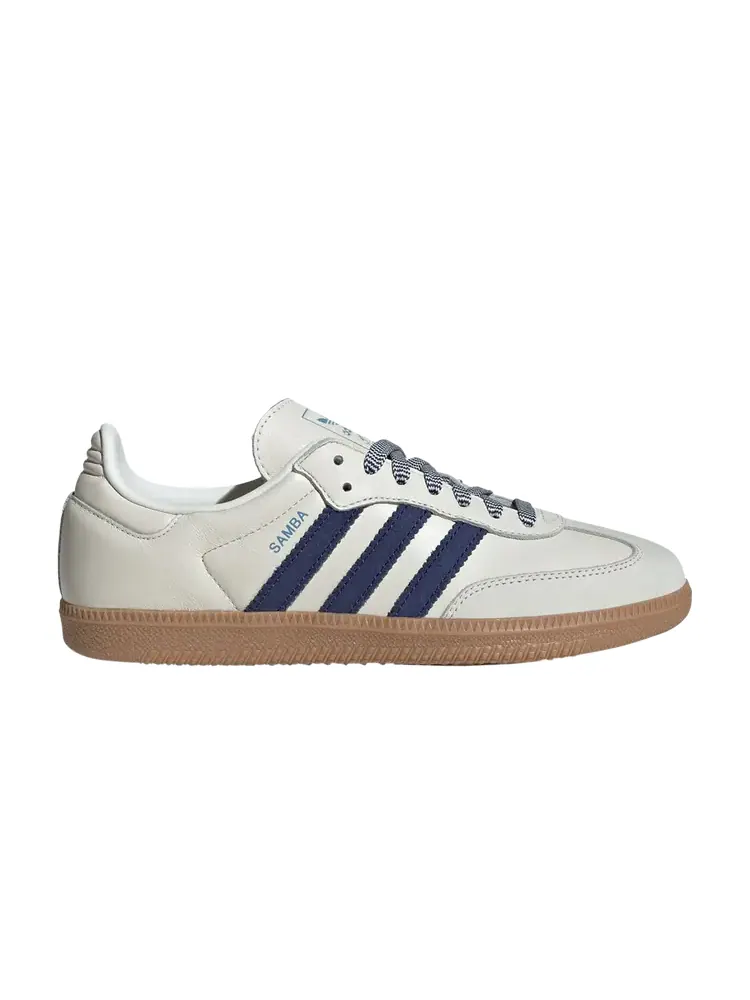 Кроссовки Wmns Samba OG — изображение 1 из 1, белый темный синий