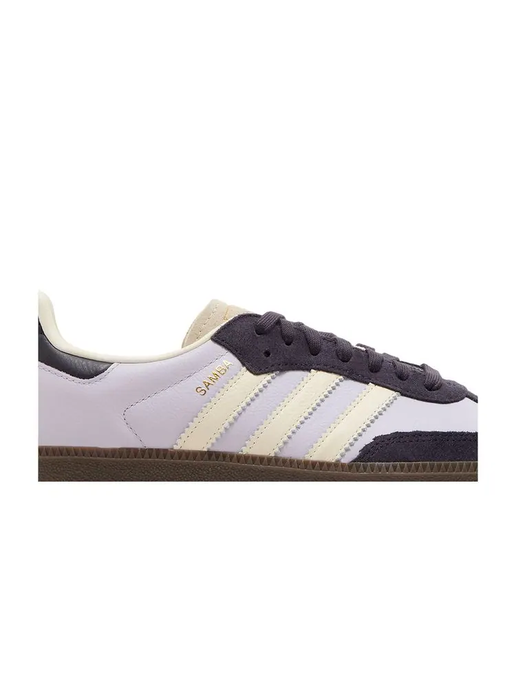 Кроссовки Wmns Samba OG 'Silver Dawn Aurora Black' — изображение 2 из 8, серебристый черный