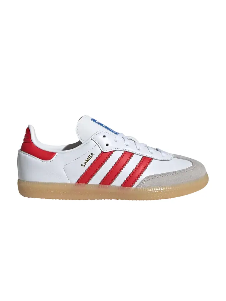 Кроссовки Samba OG C — изображение 1 из 1, белый красный