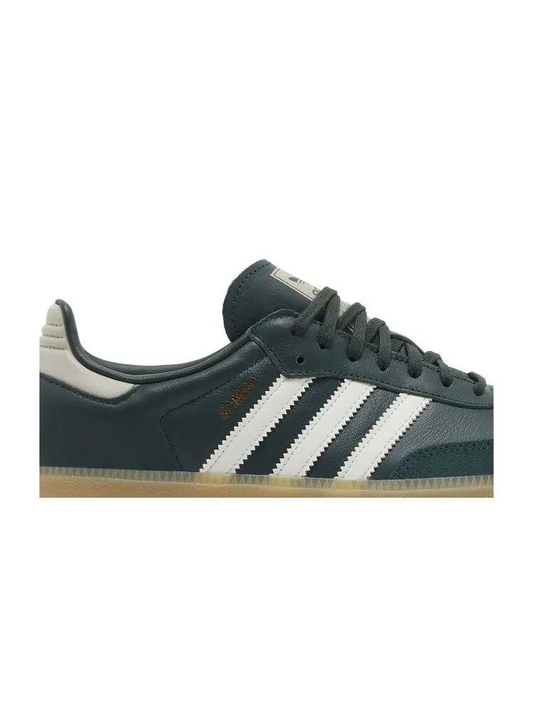 Кроссовки adidas Samba OG J Mineral Green — изображение 2 из 6, зеленый
