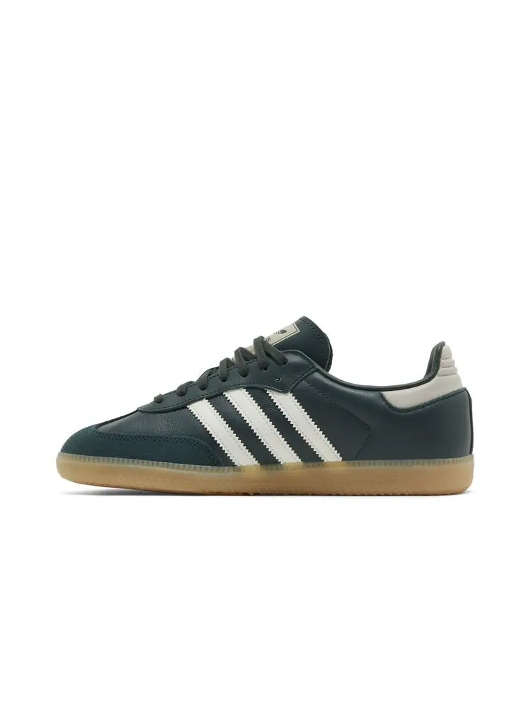 Кроссовки adidas Samba OG J Mineral Green — изображение 3 из 6, зеленый