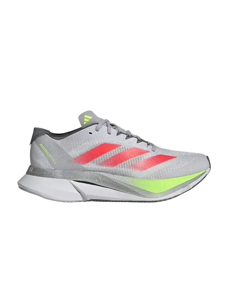 Adidas Wmns Adizero Boston 12 'Dash Grey Lucid Red Lucid Lemon' — изображение 1 из 1, серый