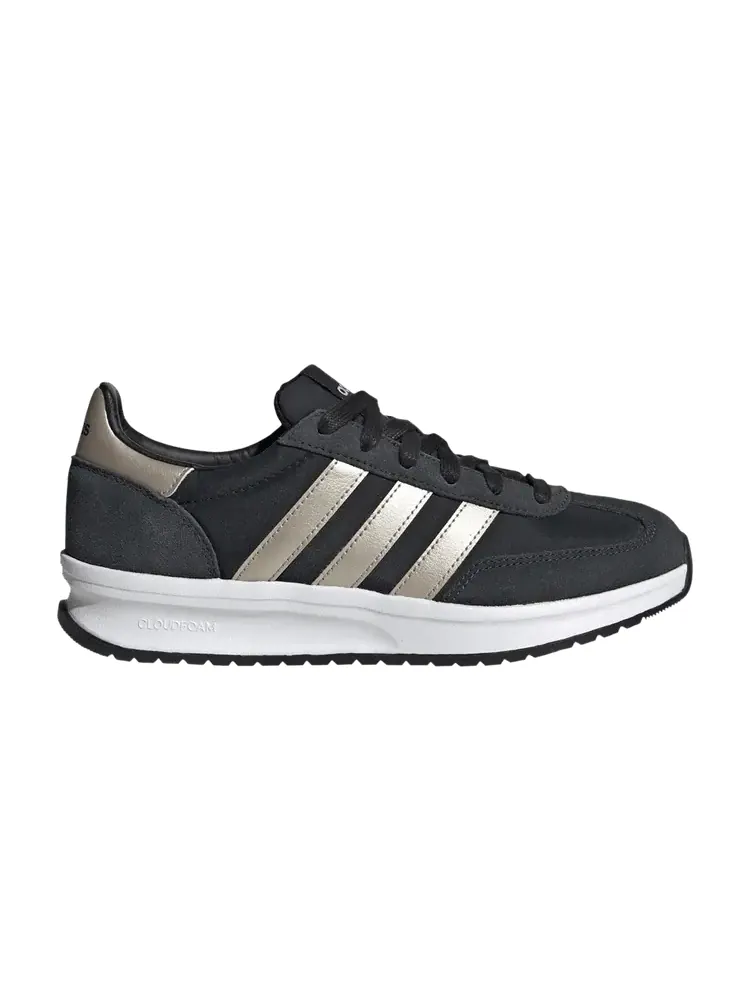 Кроссовки adidas Wmns Run 72 Black Cyber Metallic — изображение 1 из 1, черный металлик