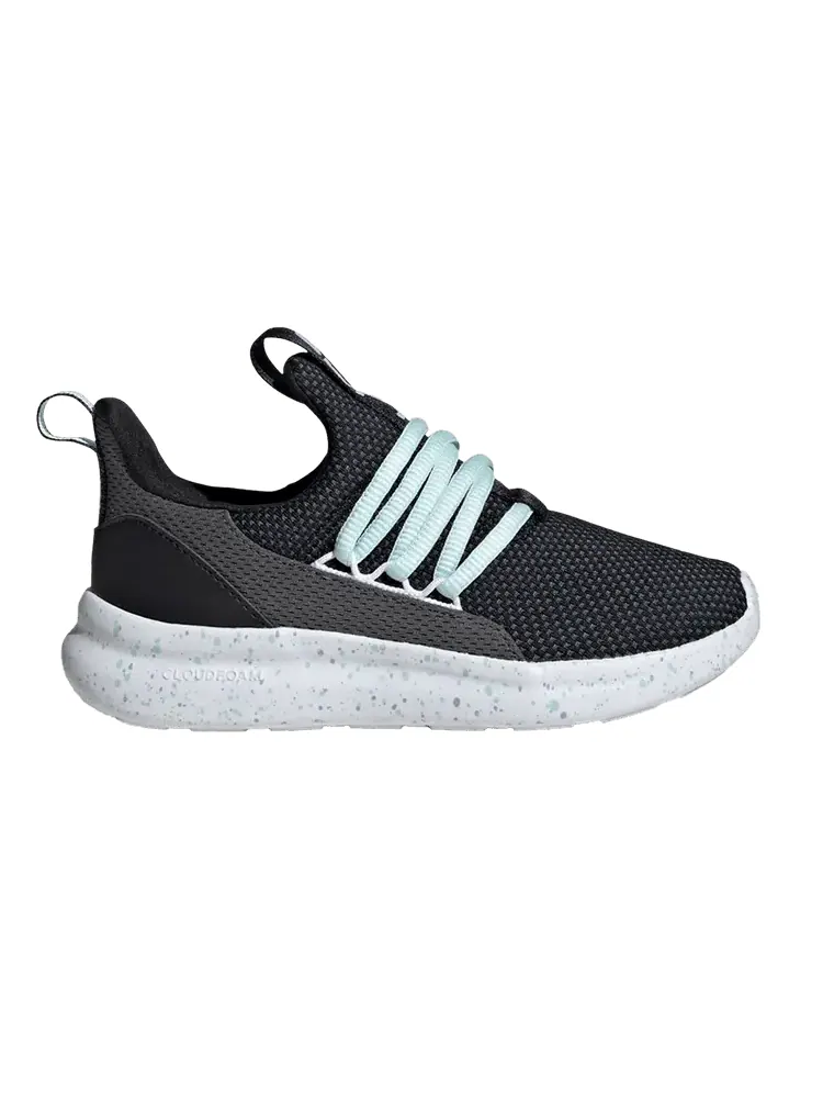 Кроссовки adidas Lite Racer Adapt 7.0 K 'Black Halo Mint' — изображение 1 из 1, черный/фиолетовый