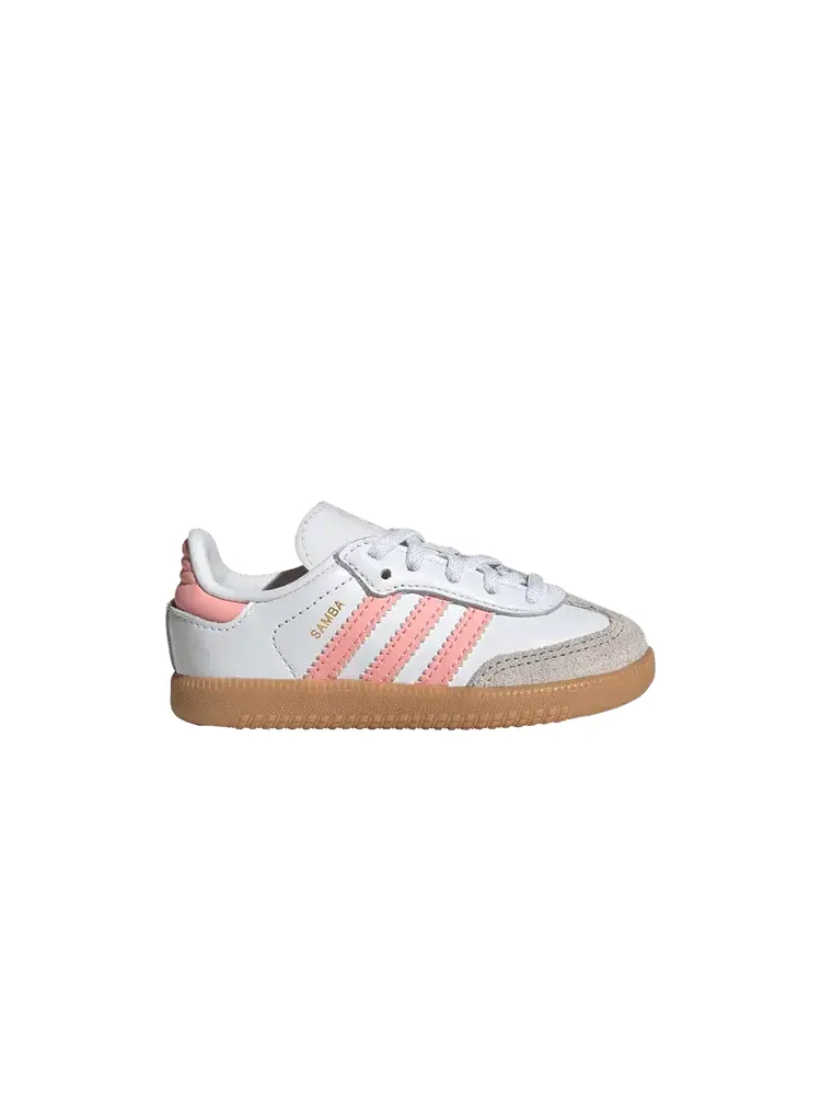 Кроссовки adidas Samba OG I White Semi Pink Spark — изображение 1 из 1, белый розовый
