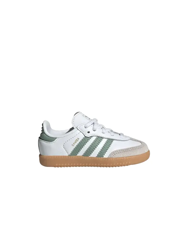 Кроссовки adidas Samba OG I White Silver Green — изображение 1 из 1