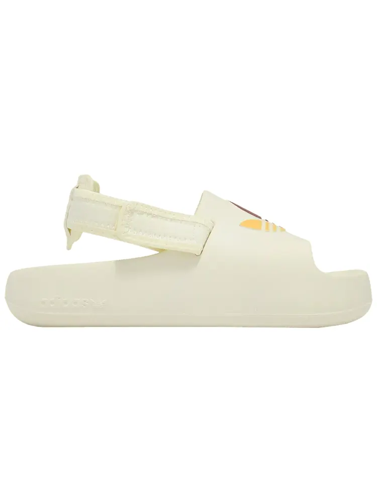 Шлепанцы adidas adiFOM Adilette Slide J 'Cream Active Purple Scarlet' — изображение 1 из 1, бежевый