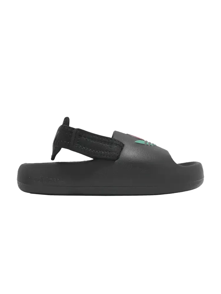 Шлепанцы adiFOM Adilette Slide C 'Black Scarlet Green' — изображение 1 из 1, черный зеленый