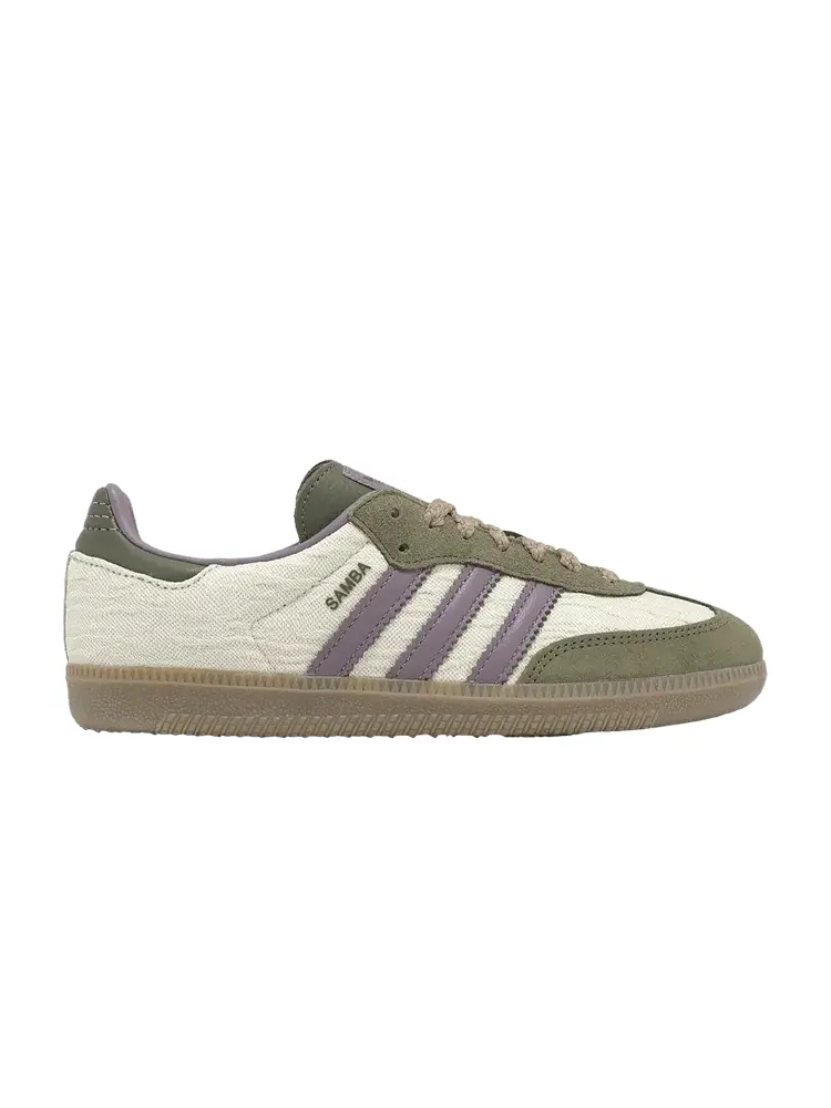 Кроссовки adidas Samba OG 'Legacy Purple Olive Strata' — изображение 1 из 1, фиолетовый/оливковый