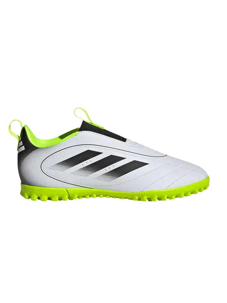 Кроссовки Goletto 9 Laceless Turf K 'White Black Lucid Lemon' — изображение 1 из 1, белый черный