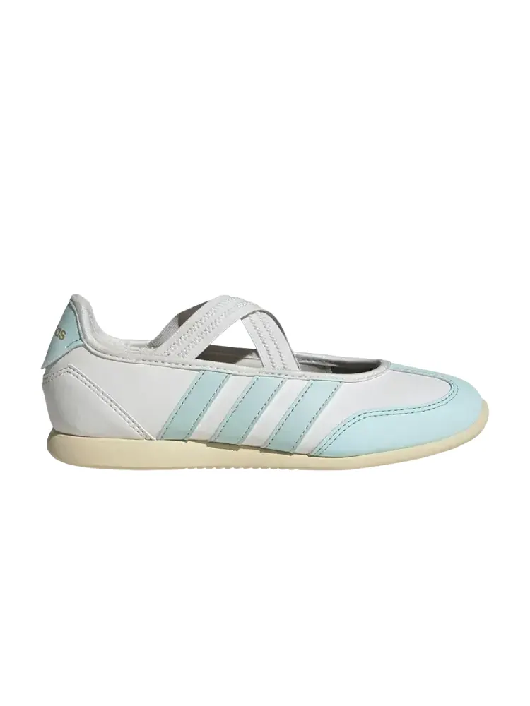 Adidas Barreda Mary Jane J 'Core White Halo Mint Warm Vanilla' — изображение 1 из 1, синий