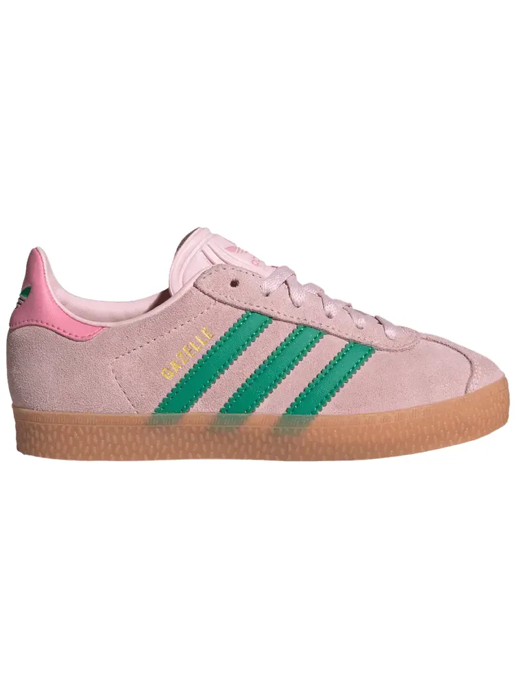 Кроссовки adidas Gazelle C 'Clear Pink Court Green' — изображение 1 из 1