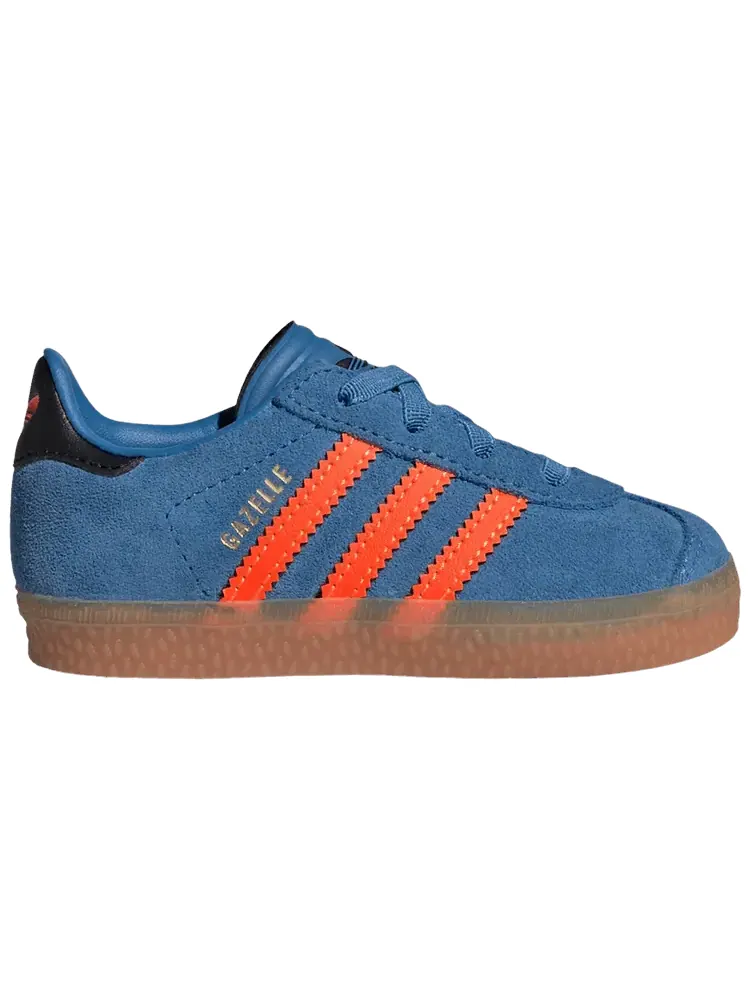 Кроссовки adidas Gazelle Comfort Closure El I 'Focus Blue Solar Orange' — изображение 1 из 1, синий оранжевый