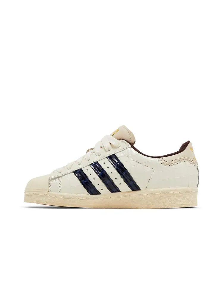 Кроссовки adidas Wales Bonner x Superstar Croc - Wonder White — изображение 3 из 6, белый