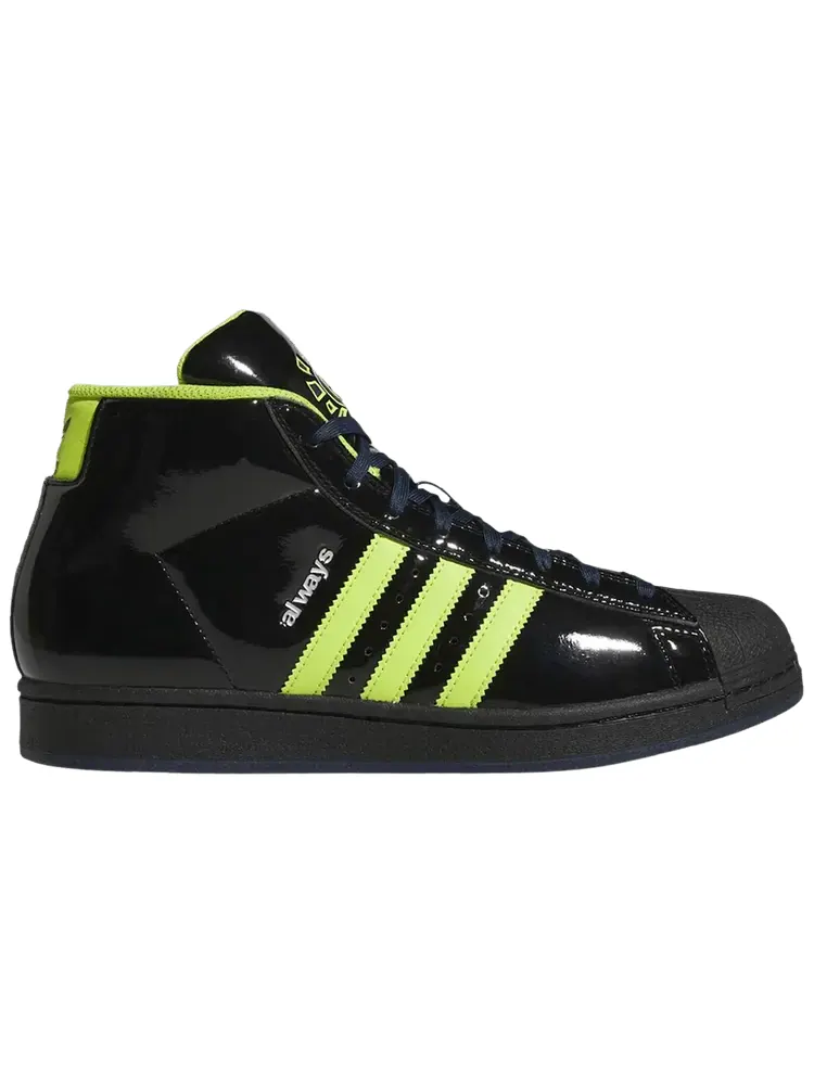 Кроссовки adidas Always Do What You Should Do x Pro Model ADV 'Black Semi Solar Slime' — изображение 1 из 1, черный